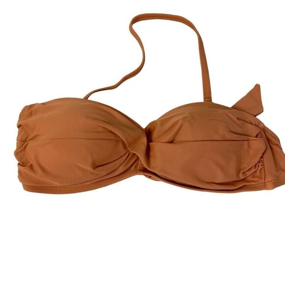 New Cupshe S hipster two piece bikini blue and orange - Picture 3 of 5